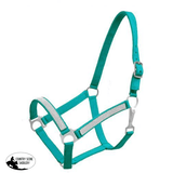 New! Nylon Halter With Crystal Posted.* Teal Halters