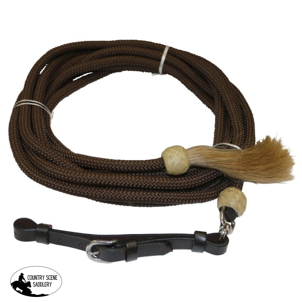 New! Nylon Show Lunge Line Brown