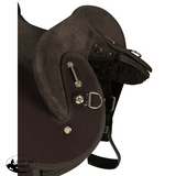 Ord River Synthetic Youth Half Breed 14.5" - Brown - Country Scene Saddlery and Pet Supplies