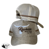 P4110 - Rawhide Hemp Country Trucker Cap Caps