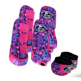 Patterned Boots- Pink Paisley A18. - Country Scene Saddlery and Pet Supplies