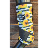 Patterned Boots- Sunflower
