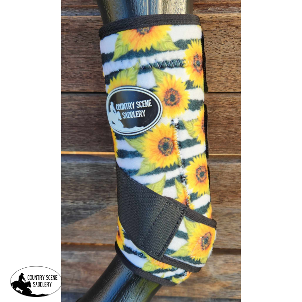 Patterned Boots- Sunflower