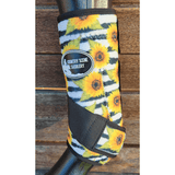 Patterned Boots- Sunflower