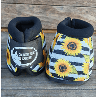 Patterned Boots- Sunflower