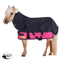 Piccolo Mini 600D Turnout Combo - Navy/Pink Horse Wear