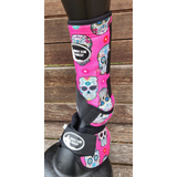 Pink Sugar Skull Boots.