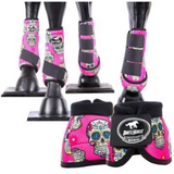New! Pink Sugar Skull Boots.