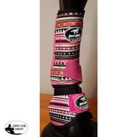 New! Pink Tribal Boots.