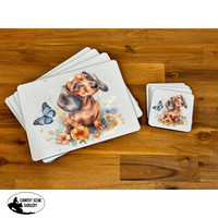 Placemat & Coaster Set - Dachshund Giftware