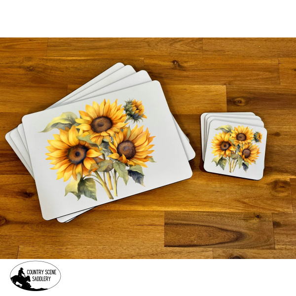 Placemat & Coaster Set - Sunflowers Giftware