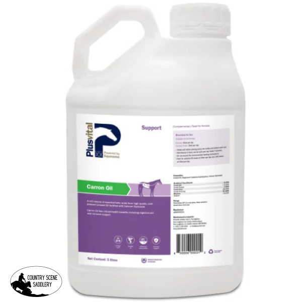 Plusvital Carron Oil - Postage To Be Quoted. 5 Litre Horse Vitamins & Supplements