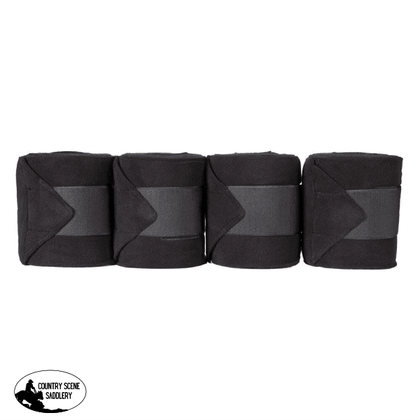 Polo Bandages Black Horse Boots & Leg Wraps