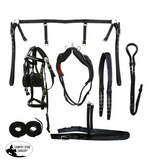 Premium Medium / Large Horse Size Nylon Driving Harness Meant For Heavy Use. Harness