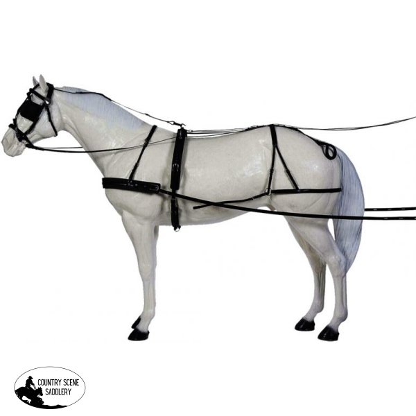 Premium Medium / Large Pony Size Nylon Driving Harness Meant For Heavy Use. Harness