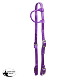 New! Premium Nylon One Ear Headstall. Posted. Size Full/cob / Purple