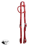 New! Premium Nylon One Ear Headstall. Posted. Size Full/cob / Red