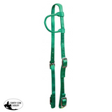 New! Premium Nylon One Ear Headstall. Posted. Size Full/cob / Teal