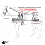 New! Premium Quality Synthetic Driving Harness Posted.* Cobb/small Horse