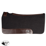 Professionals Choice Comfort Fit Steam Pressed Felt Saddle Pad - Black Western Pad