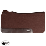 Professionals Choice Comfort Fit Steam Pressed Felt Saddle Pad - Chocolate Western Pad