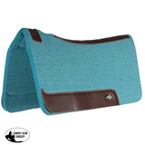 Professionals Choice Comfort Fit Steam Pressed Felt Saddle Pad - Pacific Blue Western Pad