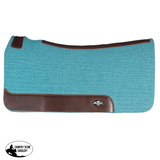 Professionals Choice Comfort Fit Steam Pressed Felt Saddle Pad - Pacific Blue Western Pad