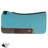 Professionals Choice Comfort Fit Steam Pressed Felt Saddle Pad - Pacific Blue Western Pads