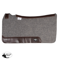 Professionals Choice Deluxe 100% Wool Saddle Pad - Grey Western Pads