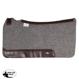 Professionals Choice Deluxe 100% Wool Saddle Pad - Grey Western Pads