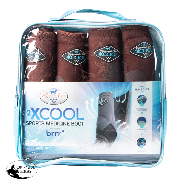 Professionals Choice Smb 2Xcool Sports Boots - 4 Pack - Chocolate Medicine Value