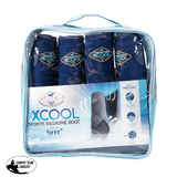 Professionals Choice Smb 2Xcool Sports Boots - 4 Pack - Navy Large / Navy Medicine Value