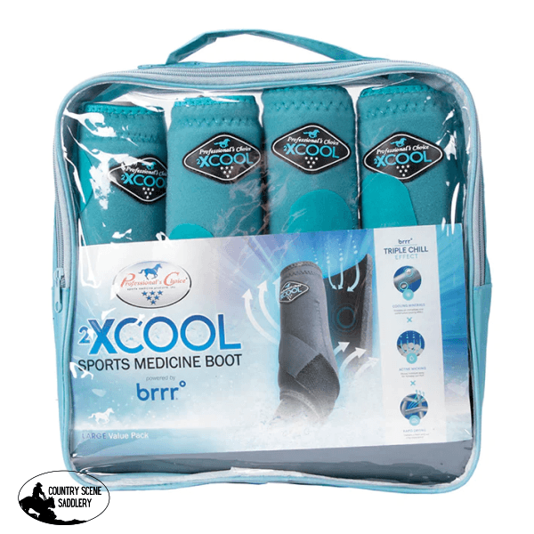 Professionals Choice Smb 2Xcool Sports Boots - 4 Pack - Turquoise Medicine Value