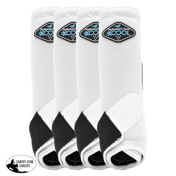 Professionals Choice Smb 2Xcool Sports Boots - 4 Pack - White Medicine Value