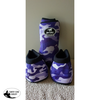 Purple Camo Boots.