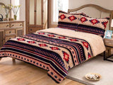 New! Queen Size 3 pc Borrego comforter set with southwest design. - Country Scene Saddlery and Pet Supplies