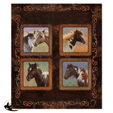 New! Queen Size Silk Touch Ultra Soft Blanket - Lucky in Love - Country Scene Saddlery and Pet Supplies