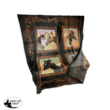 New! Queen Size Silk Touch Ultra Soft Blanket - Lucky in Love - Country Scene Saddlery and Pet Supplies