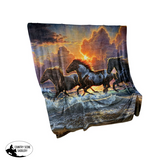 Queen Size Silk Touch Ultra Soft Blanket - Making Waves Gift Items » Bedding Blankets And Pillows