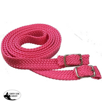 Reins In Soft Nylon Braided With Middle Buckle & Ends