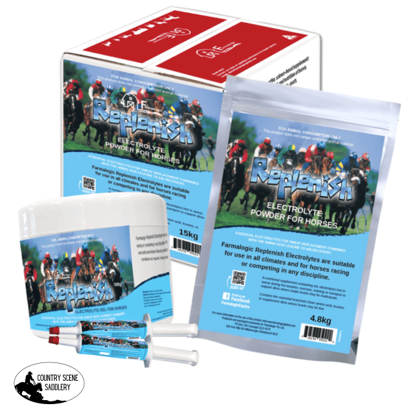New! Replenish Electrolytes For Horses Postage To Be Quoted .*