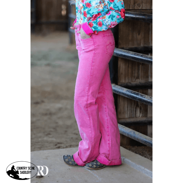 Retro Pink Signature Trouser Denim