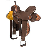 NEW! Tough1 Milo Overlay Saddle Brown - Country Scene Saddlery and Pet Supplies