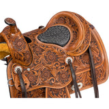 NEW! Royal King Youth Abilene Pleasure Trail Saddle-Gullet: 7½" QHB - Country Scene Saddlery and Pet Supplies