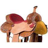 New! The Tough1 Dahlias & Diamonds Barrel Saddle - 15 - Tough! Barrel