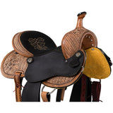 New! Tough1 Black Lotus Barrel Saddle