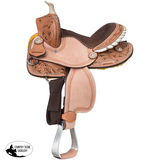 Royal King Pasadena Youth Barrel Saddle 10 / Saddle only / Brown Roper Saddle