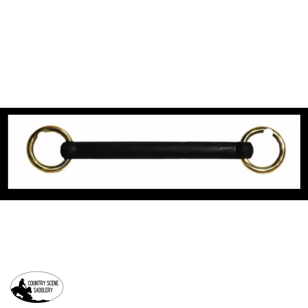 New! Rubber Covered Straight Bar With Ss Rings 4 3/4.