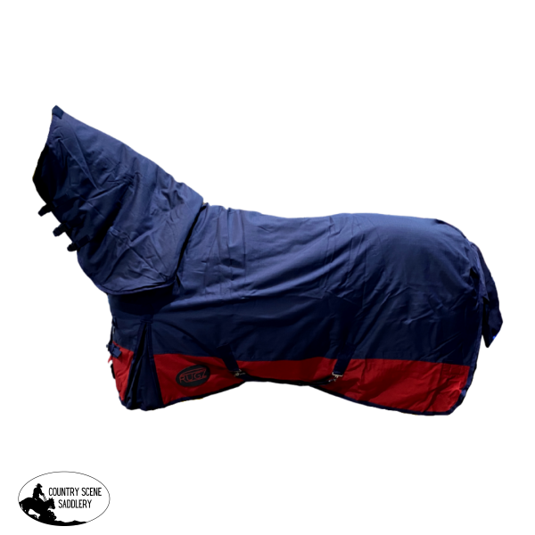 Rugz Mini 600D/200G Winter Combo Navy And Red Horse Rugs