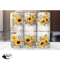 Rustic Sunflower Tumbler Gift Items